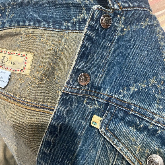STITCHED DENIM JACKET - Picture 10 of 10